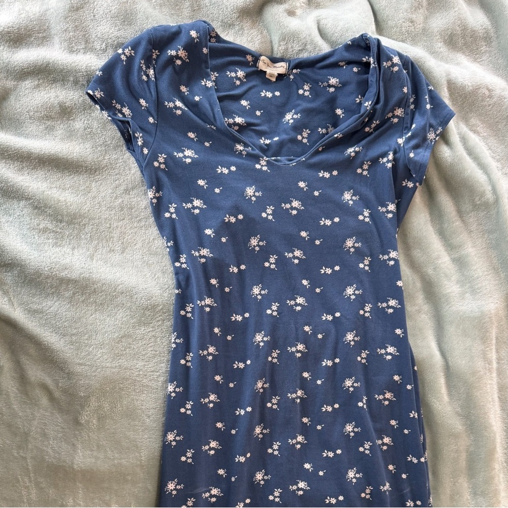 Blue Floral Dress